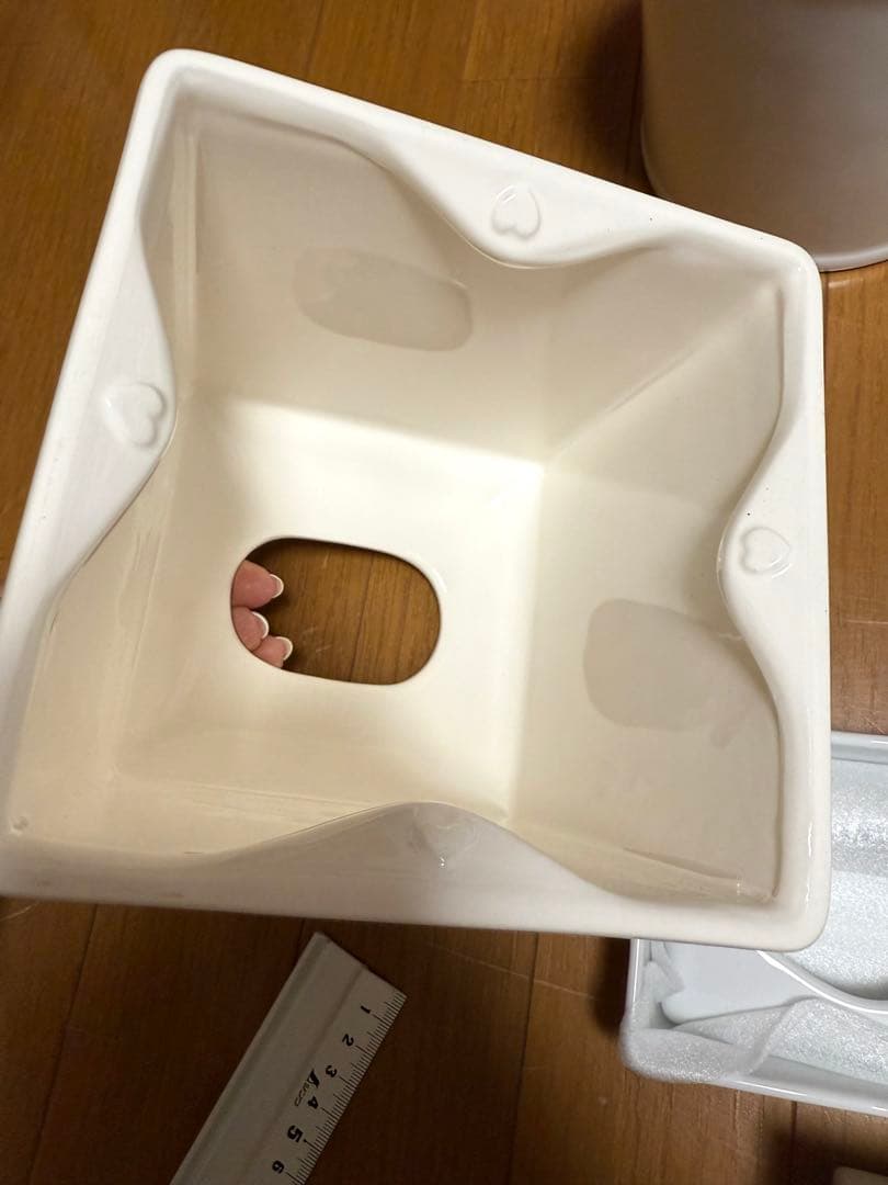 るるポーセラーツ白磁セット♡お重他、焼成ラック、和柄転写紙