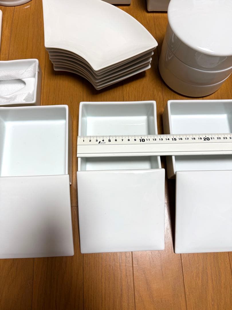 るるポーセラーツ白磁セット♡お重他、焼成ラック、和柄転写紙