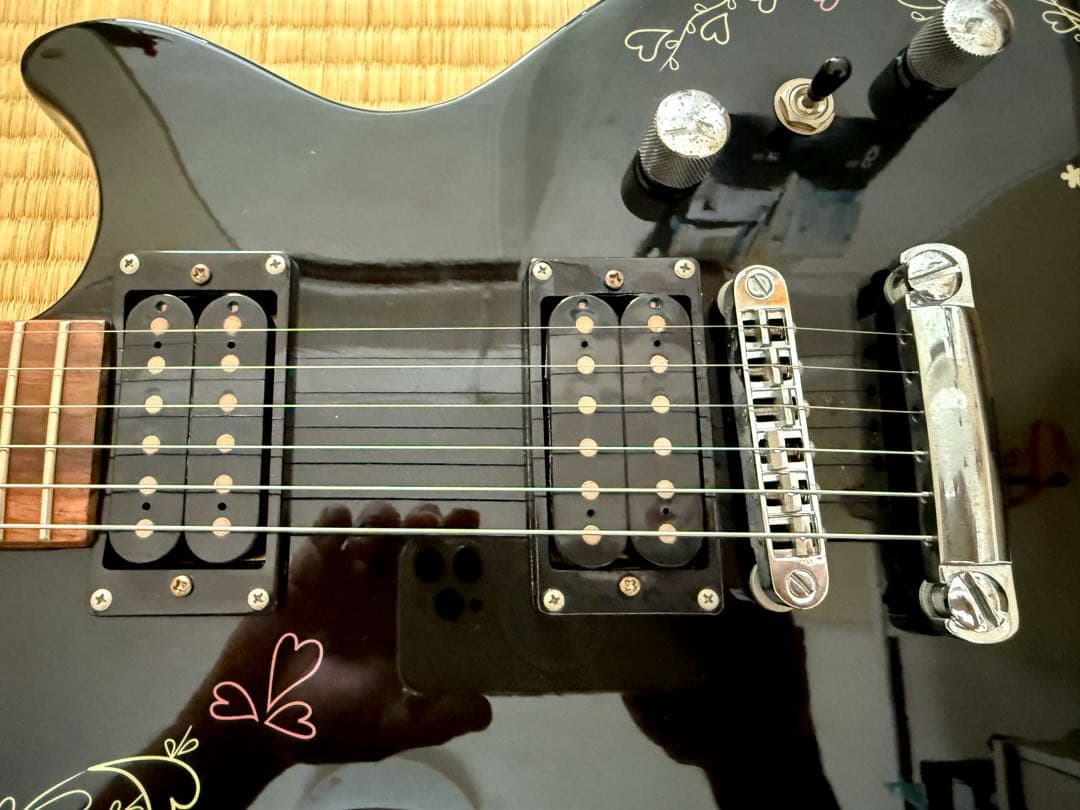 Disney エレキギター ブラック ミッキー