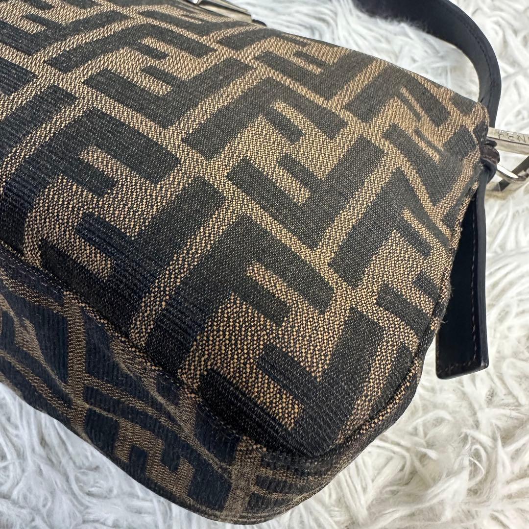 極美品 FENDI フェンディ マンマバケット ワンショルダーバッグ ズッカ