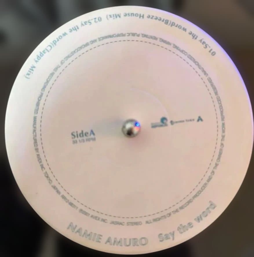 安室奈美恵『 Say the word』 12インチレコード