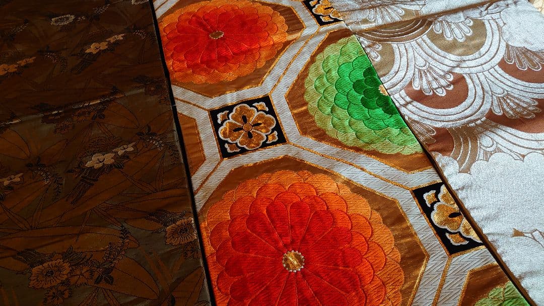 袋帯 着物 帯 刺繍 金糸 旧家 10種 10枚