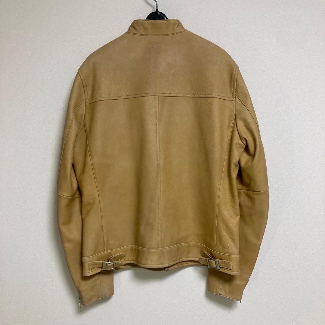オーラ◎】バーバリーブラックレーベル レザージャケット ラムレザー