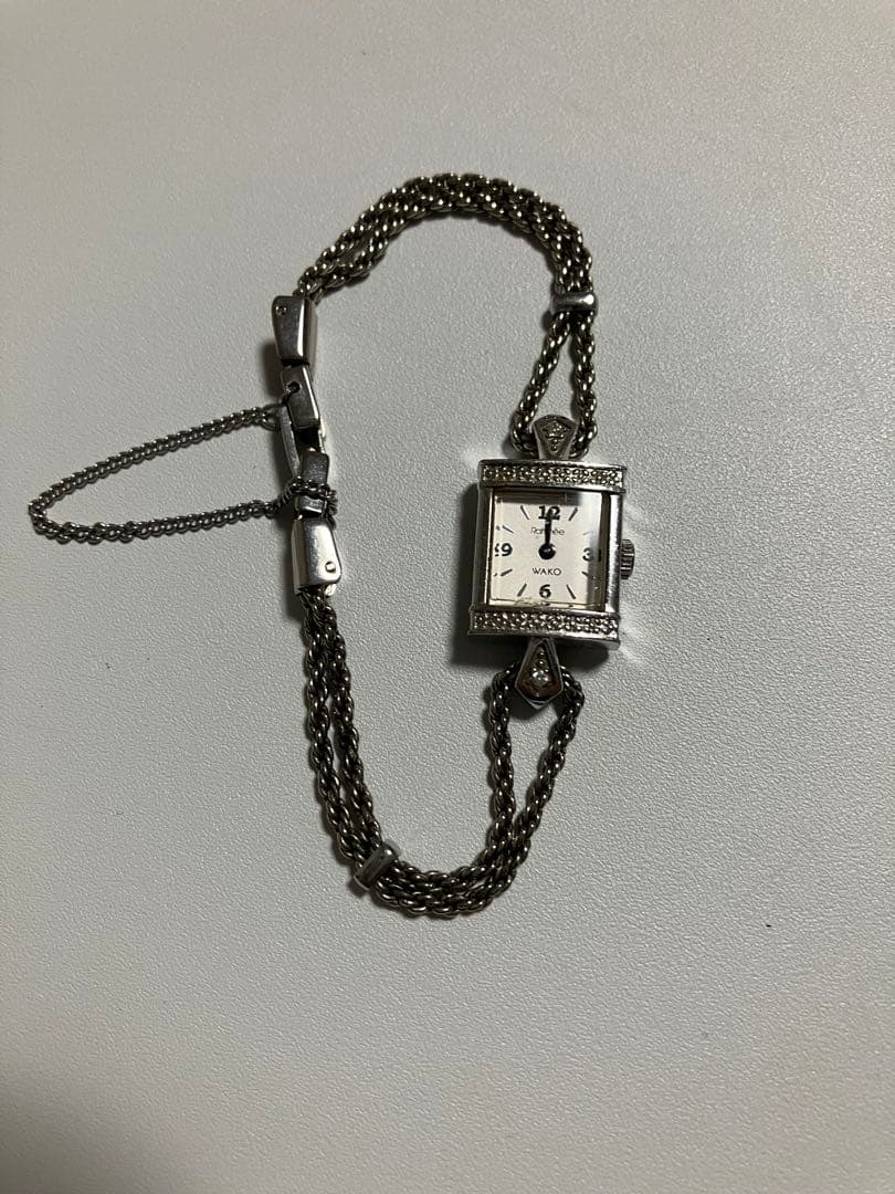銀座和光 WAKO ブレスレットウオッチ 電池交換済 箱あり