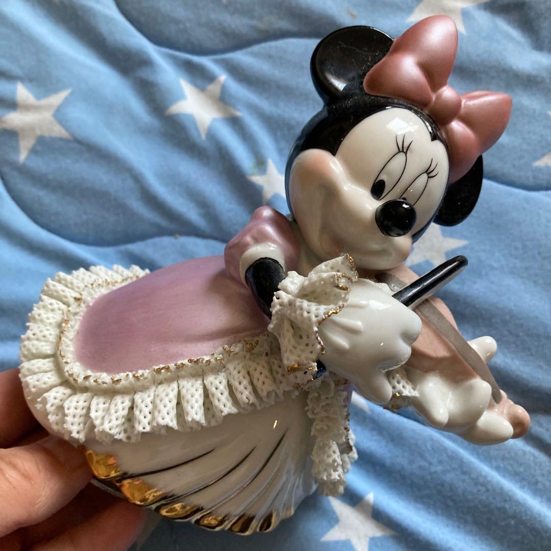 ディズニー ミニー オルゴール 陶器 - メルカリ