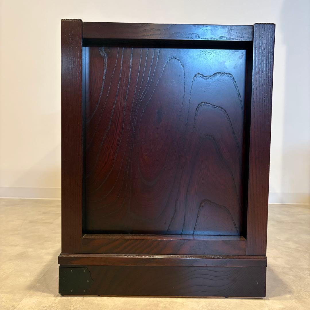 からくり箪笥 民芸家具 収納棚 チェスト 和棚 ローボードの通販はau