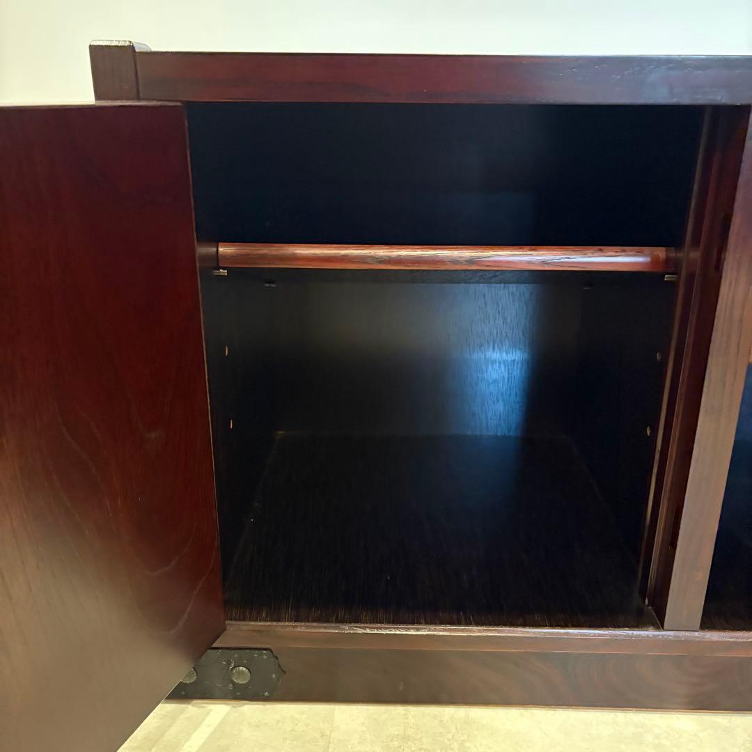 からくり箪笥 民芸家具 収納棚 チェスト 和棚 ローボード