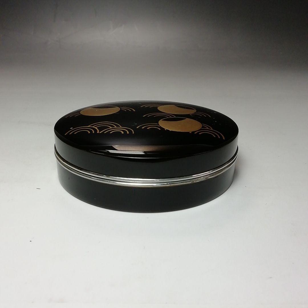 S724 香合 『つぼつぼ青海波蒔絵』『司峯造』 共箱 茶道具 - メルカリ