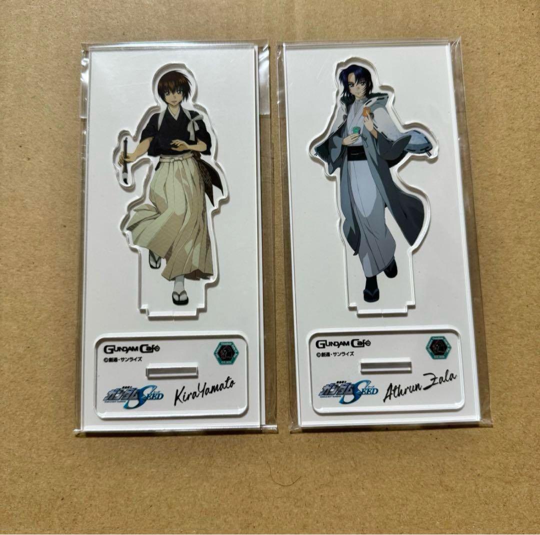 ガンダムSEED キラ アスラン アクリルスタンド ガンダムカフェ