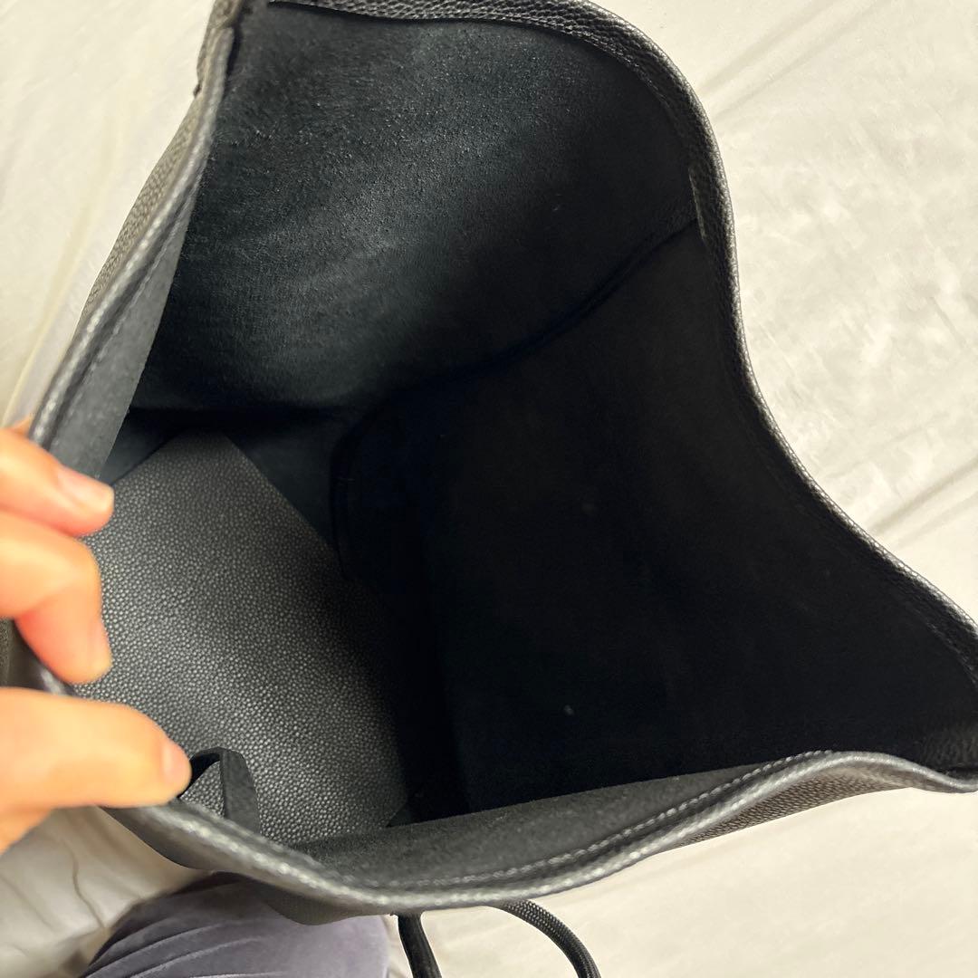 ジストリー　ブラック バケツ型 ショルダーバッグ