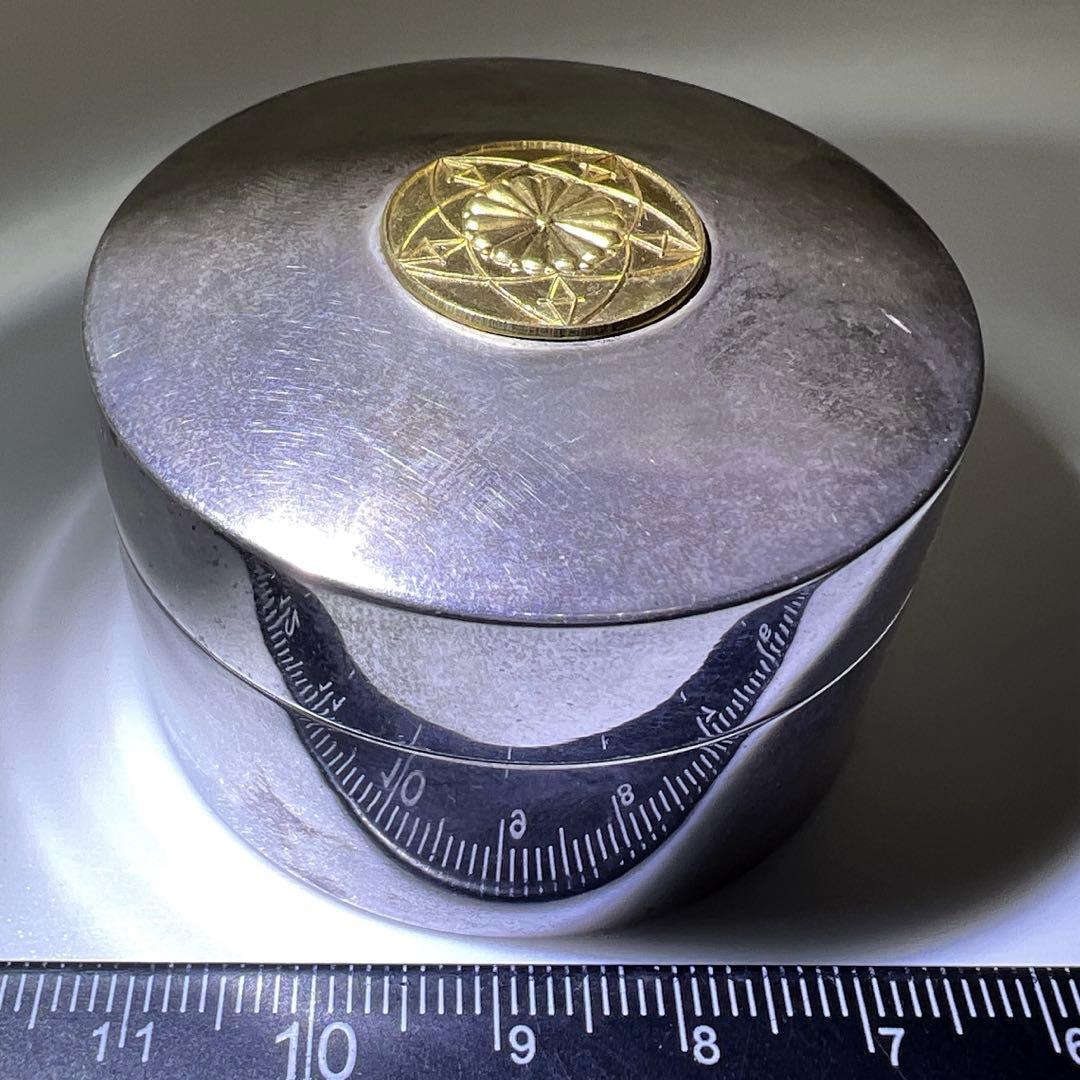 桂宮宣仁親王（桂宮家）　御下賜品　銀製ボンボニエールC 東Y7-1105☆1F