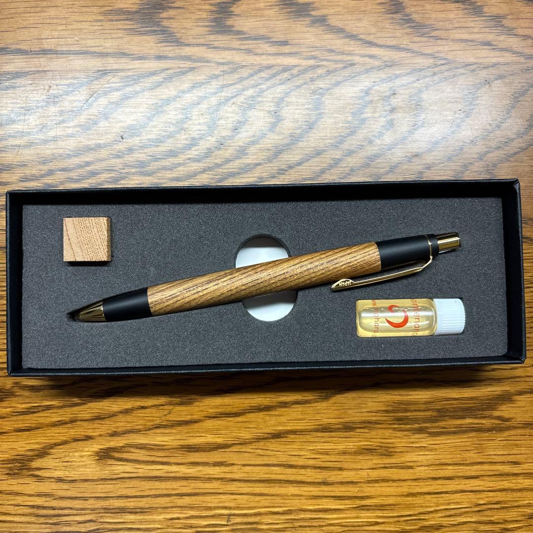 MASA 【野原工芸／固定式口金】欅 シャープペンシル