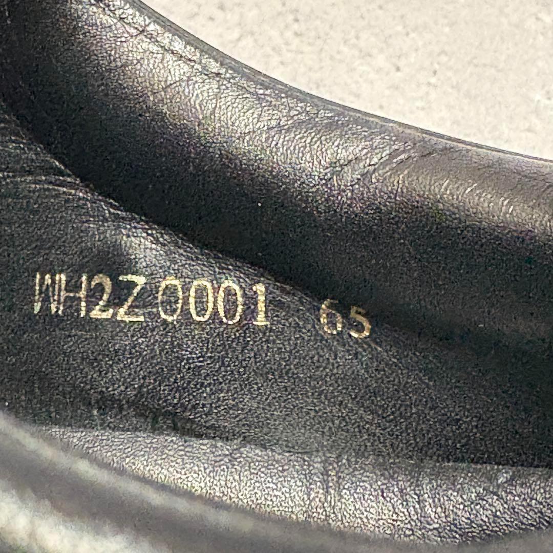 ダブルエイチ　WH (65) 革靴　レザーシューズ　プレーントゥ　レースアップ