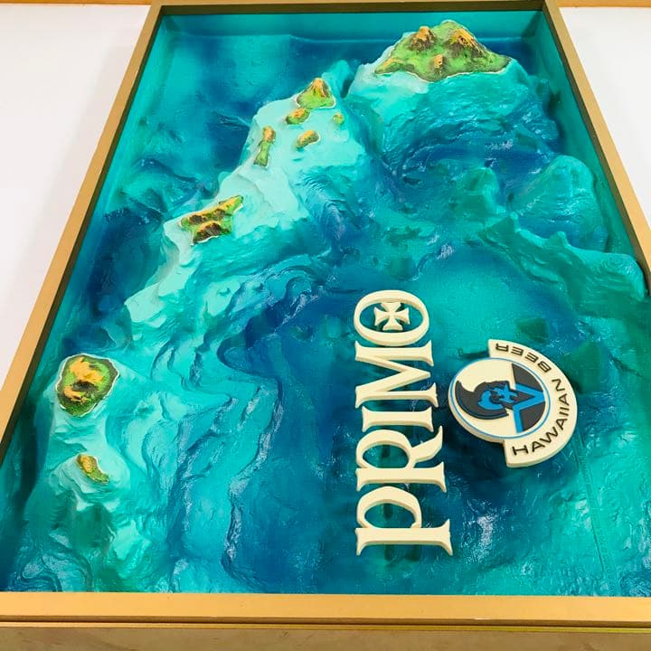 動作確認 激レア品 プリモビールPRIMO BEER 3D 店頭用 看板 非売品