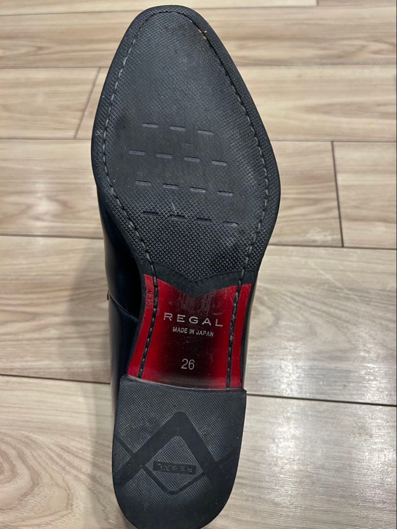 REGALブラックレザーローファー半額以下！超美品！