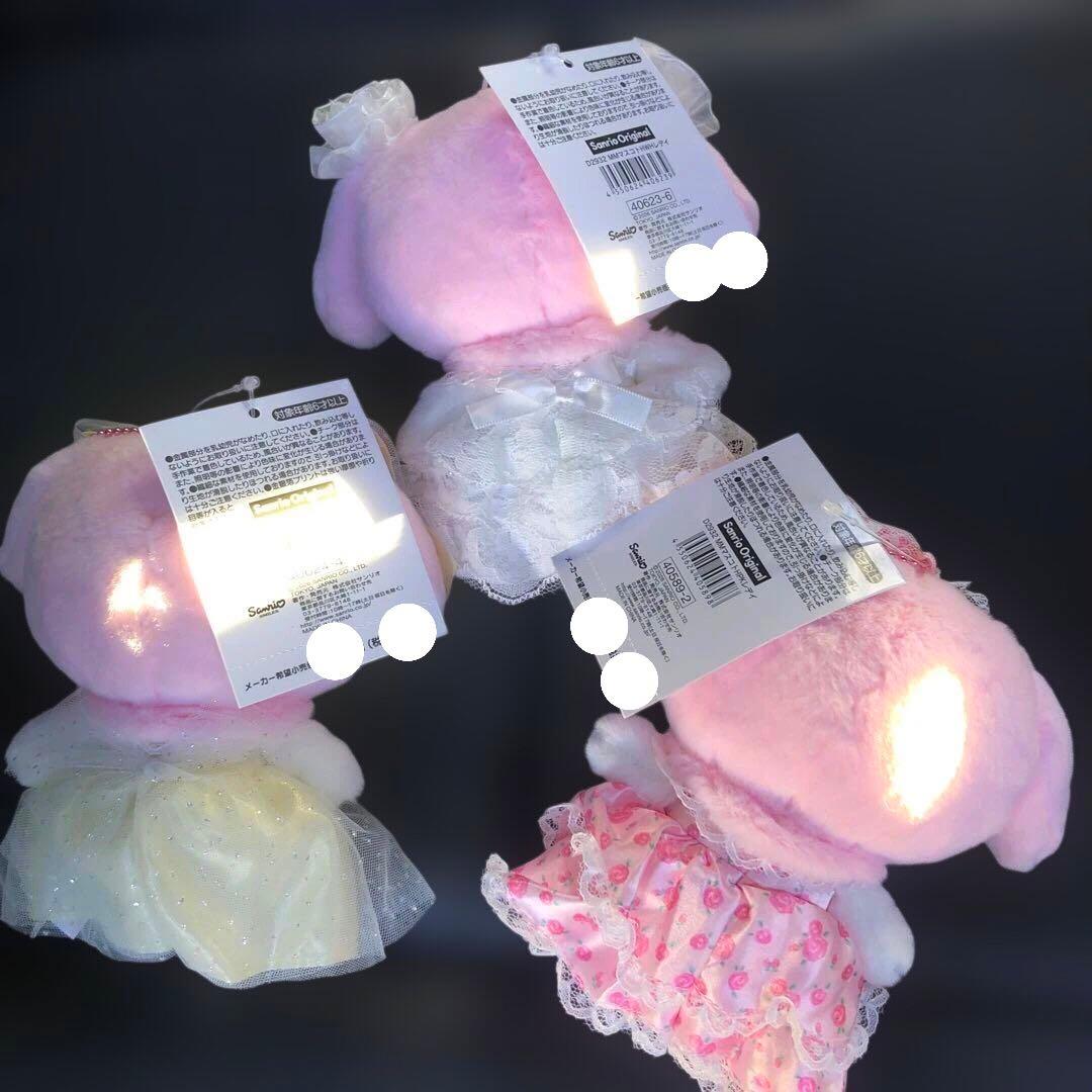 新品　サンリオ レディマイメロディ マスコットホルダー3点セット