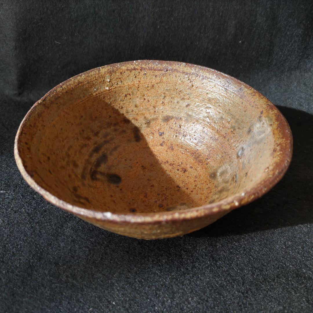 京焼水無月窯 藤谷芳哉造 銹絵（さびえ）金彩桜絵 茶碗 共箱 色絵茶碗