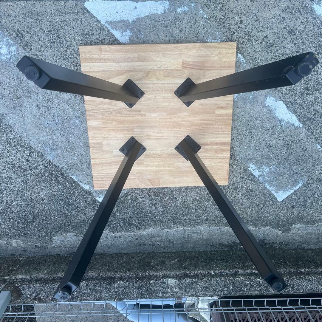 kanademono THE CAFE TABLE ラバーウッド