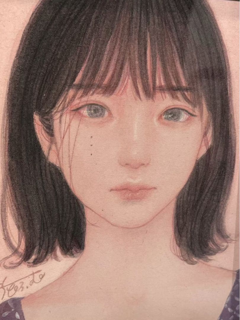 むらまつちひろ「eyes-1」2021年作品