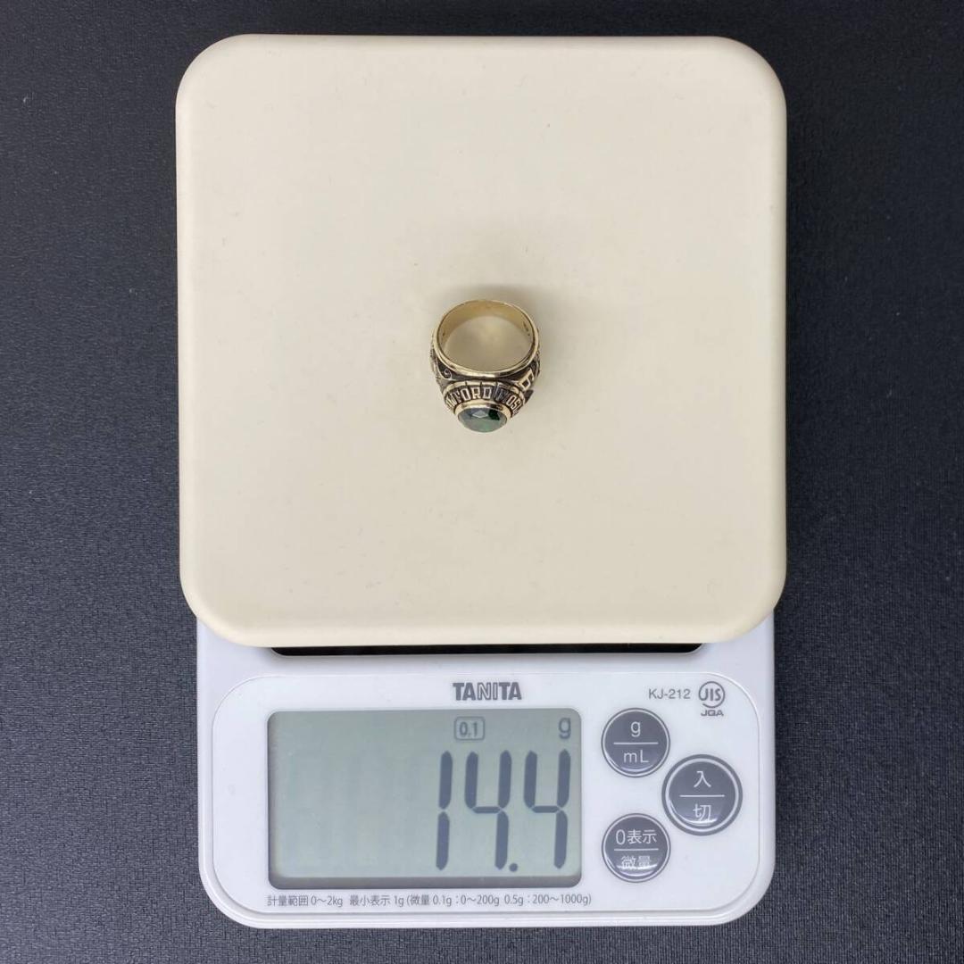 Keystone 1989年製 VINTAGE10K カレッジリング 18号