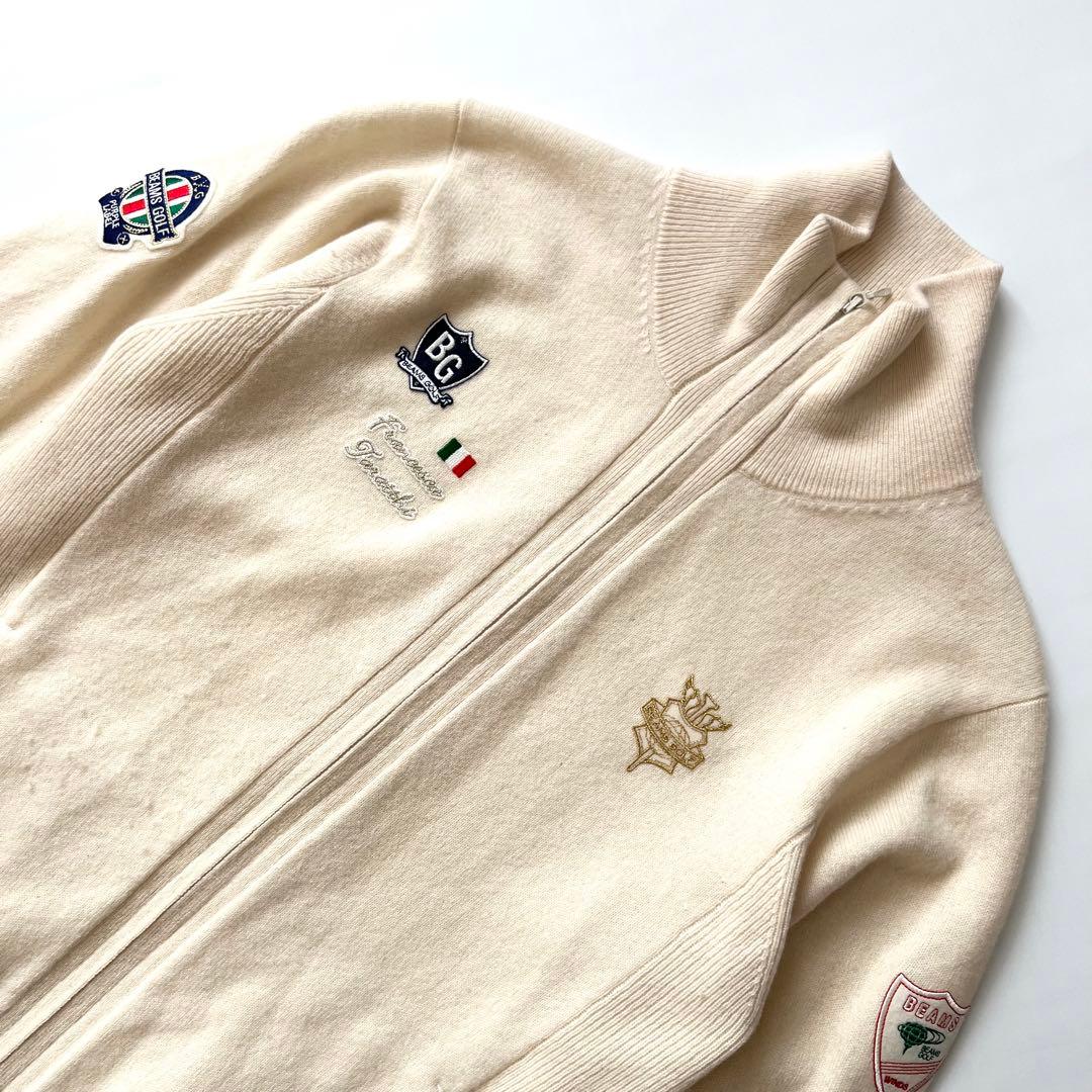 BEAMS GOLF ビームスゴルフ　カシミヤ100% ジップ　ジャケット　M