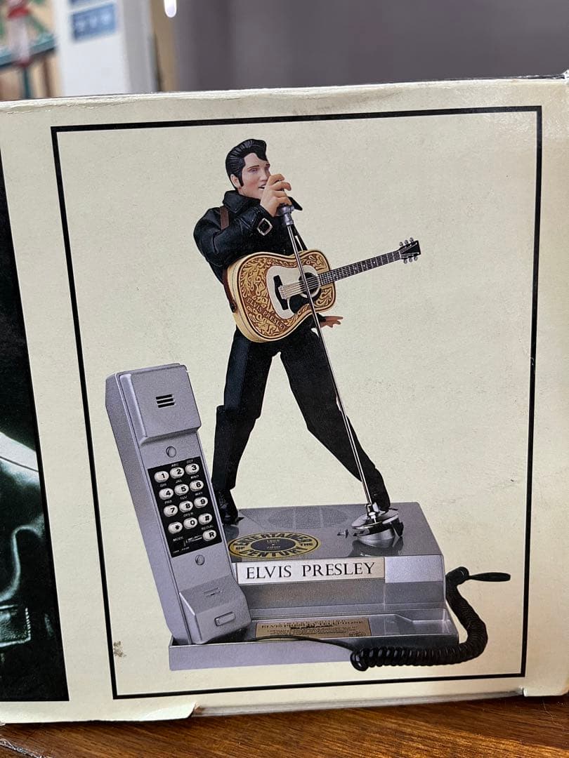 デッドストック テレマニア エルビスプレスリー 歌って踊る 電話機