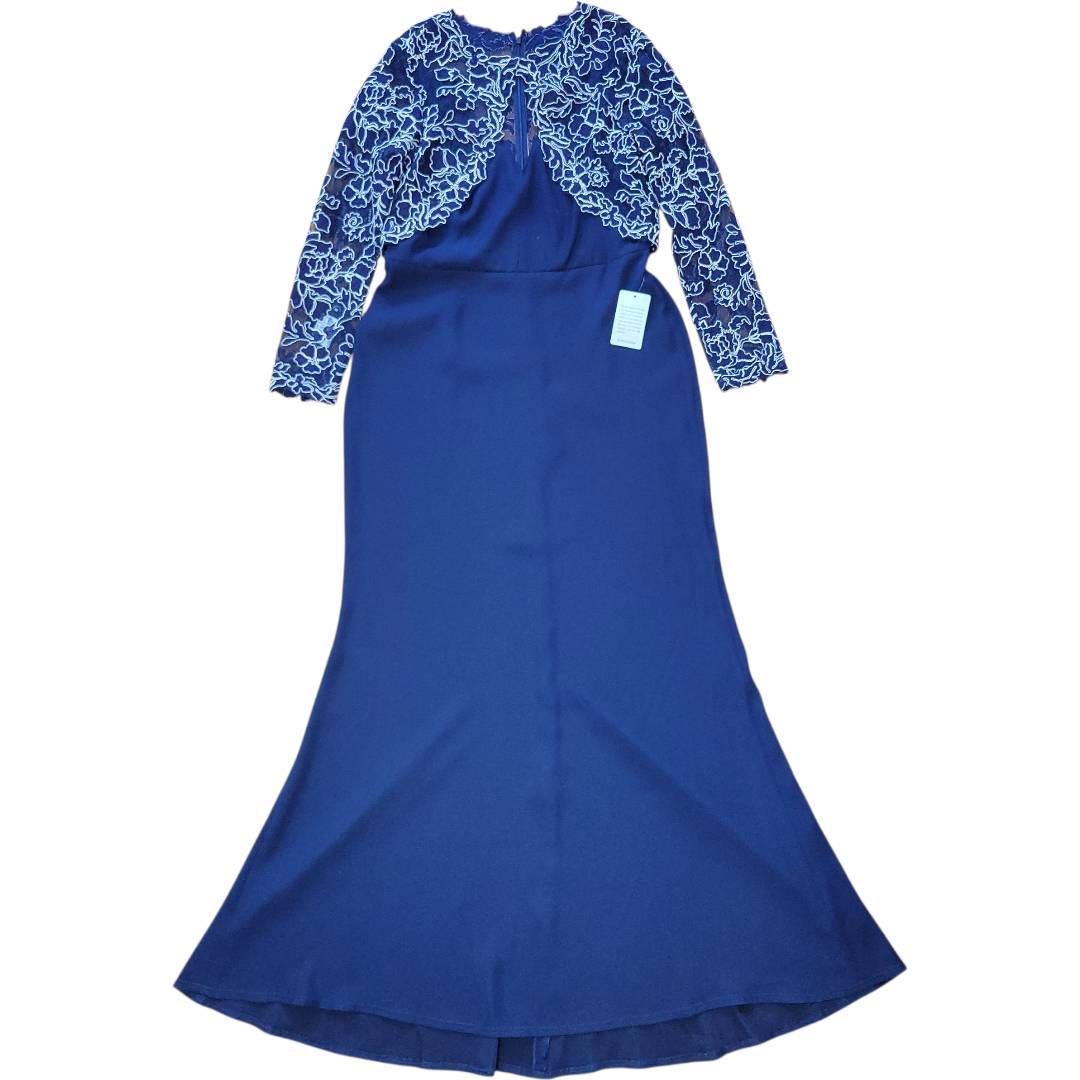 新品未使用タグ付き　タダシショージ　 イブニング　長袖　ロングドレス　ワンピース