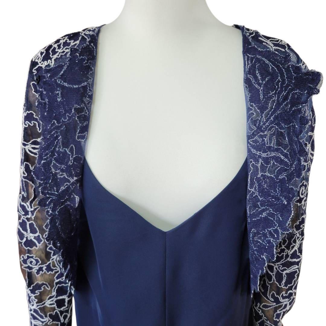 新品未使用タグ付き　タダシショージ　 イブニング　長袖　ロングドレス　ワンピース