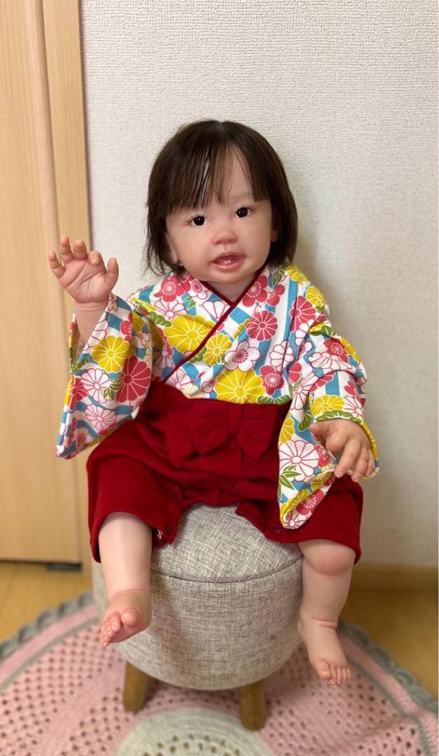 リボーンドール】超リアルな赤ちゃん人形 約65 cm ( teegan) - 人形
