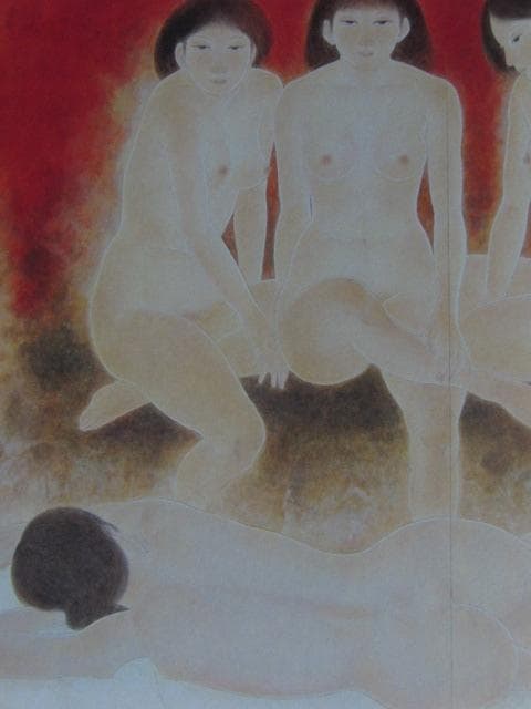 大野俊明、【夢幻】、希少な額装用画集より、新品額装付、状態良好