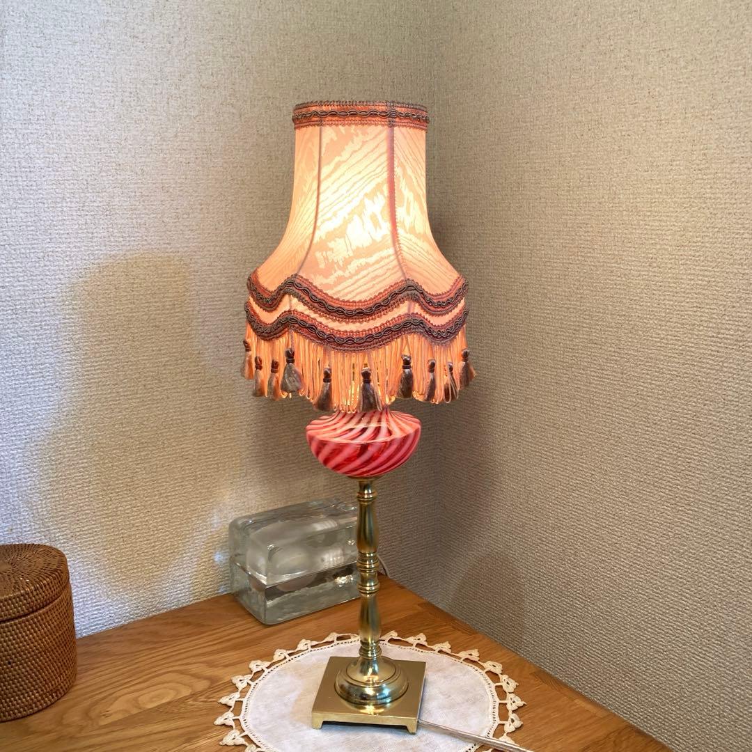 フェントン（ダイヤモンド）1940年 ランプスタンド オパールセント