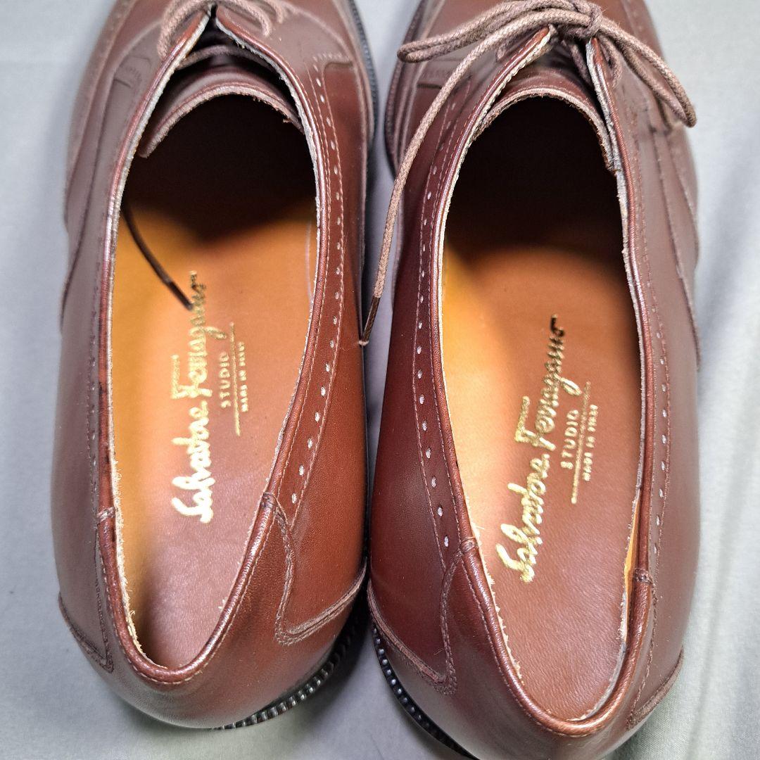 Salvatore Ferragamo レザー　ビジネスシューズ　28EE　美品
