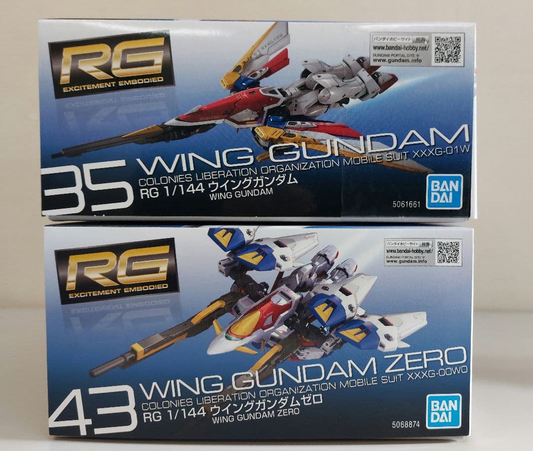 新品　RG 1/144 ウイングガンダムゼロ　RG 1/144 ウイングガンダム