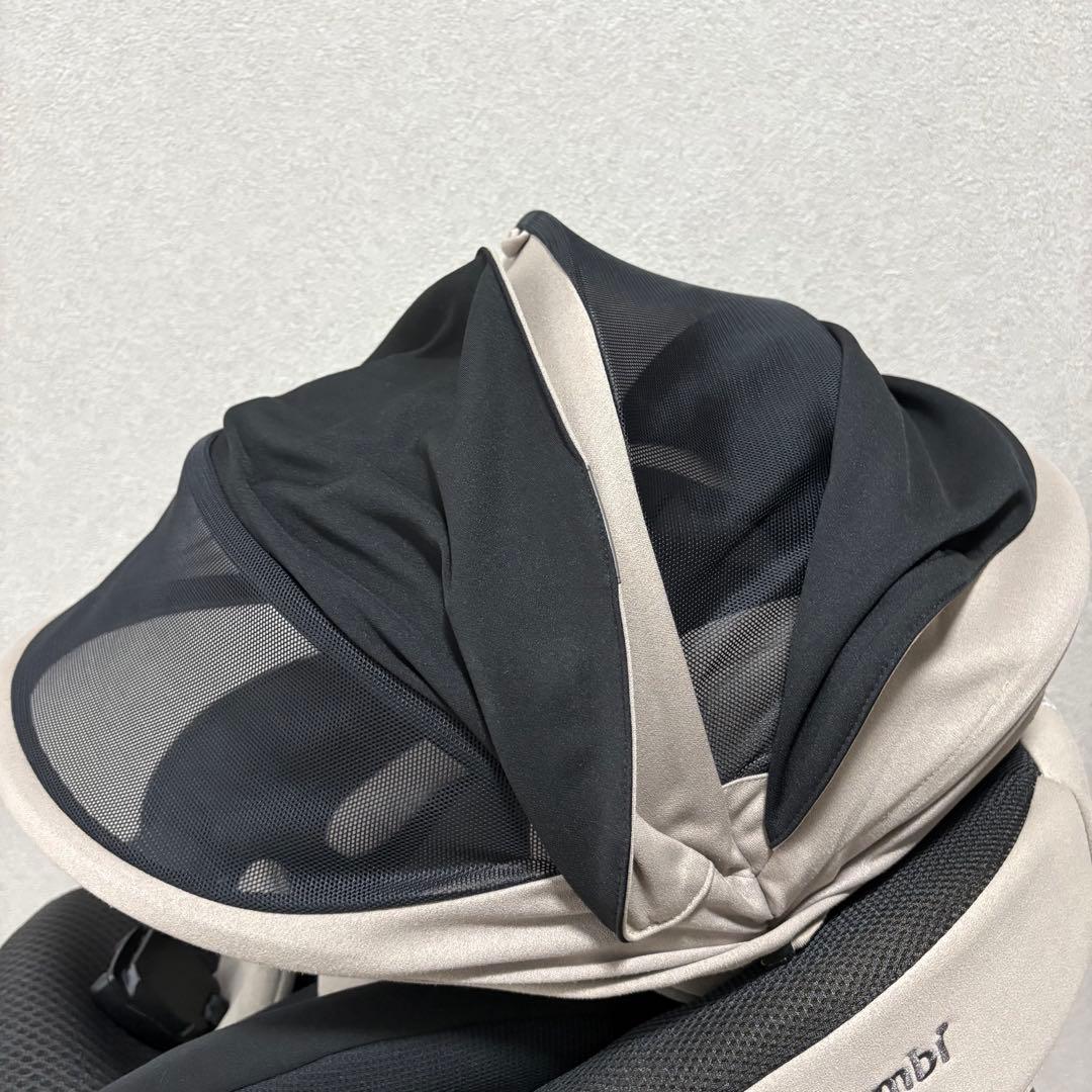 【美品】　Combi THE S ZC-750 グレージュ　ISOFIX 取説付