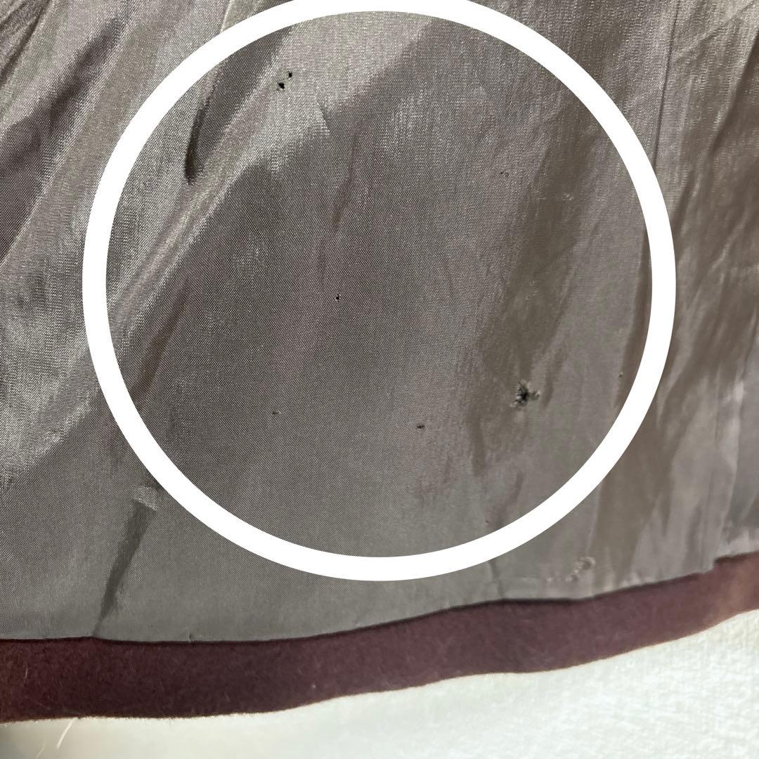 LANVIN 80s ヴィンテージ ウールロングコート フランス製 茶色 - メルカリ