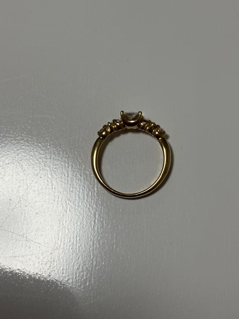 K18 0.41ct ダイヤモンド リング 9号