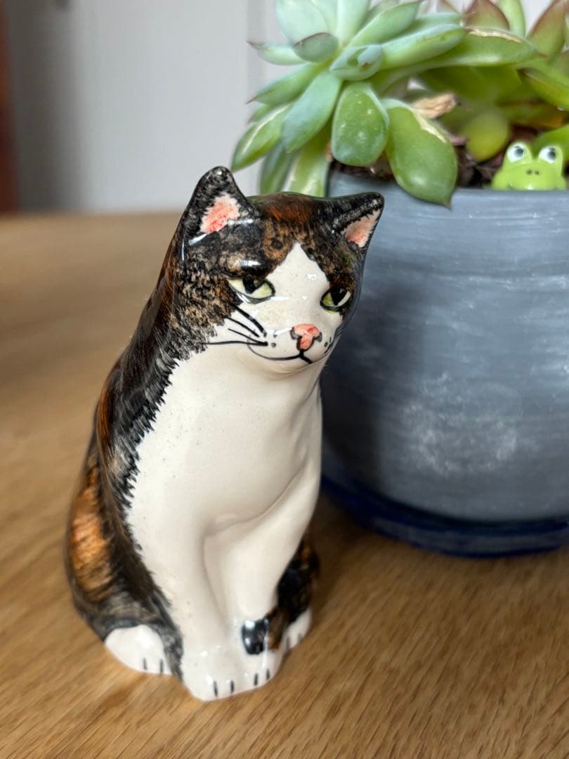 猫の置き物3点セット フィリップ・ローレストン作 英国BABBACOMBE窯