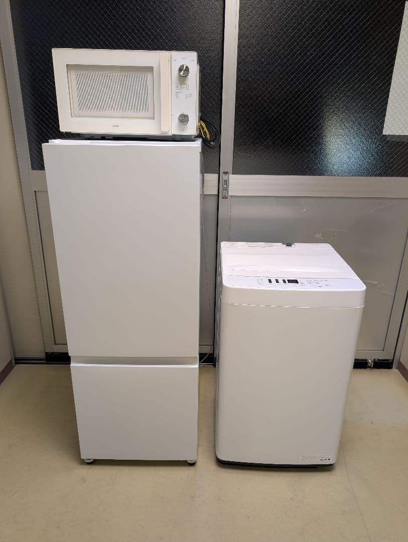 中古美品2022年製冷蔵庫洗濯機電子レンジ※一部地域配送設置無料その他地域相談可