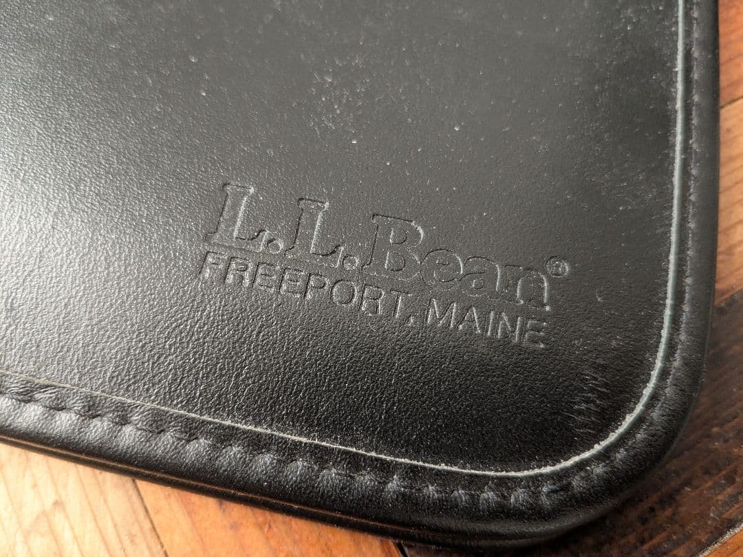 L.L.Bean 黒 レザー マルチケース