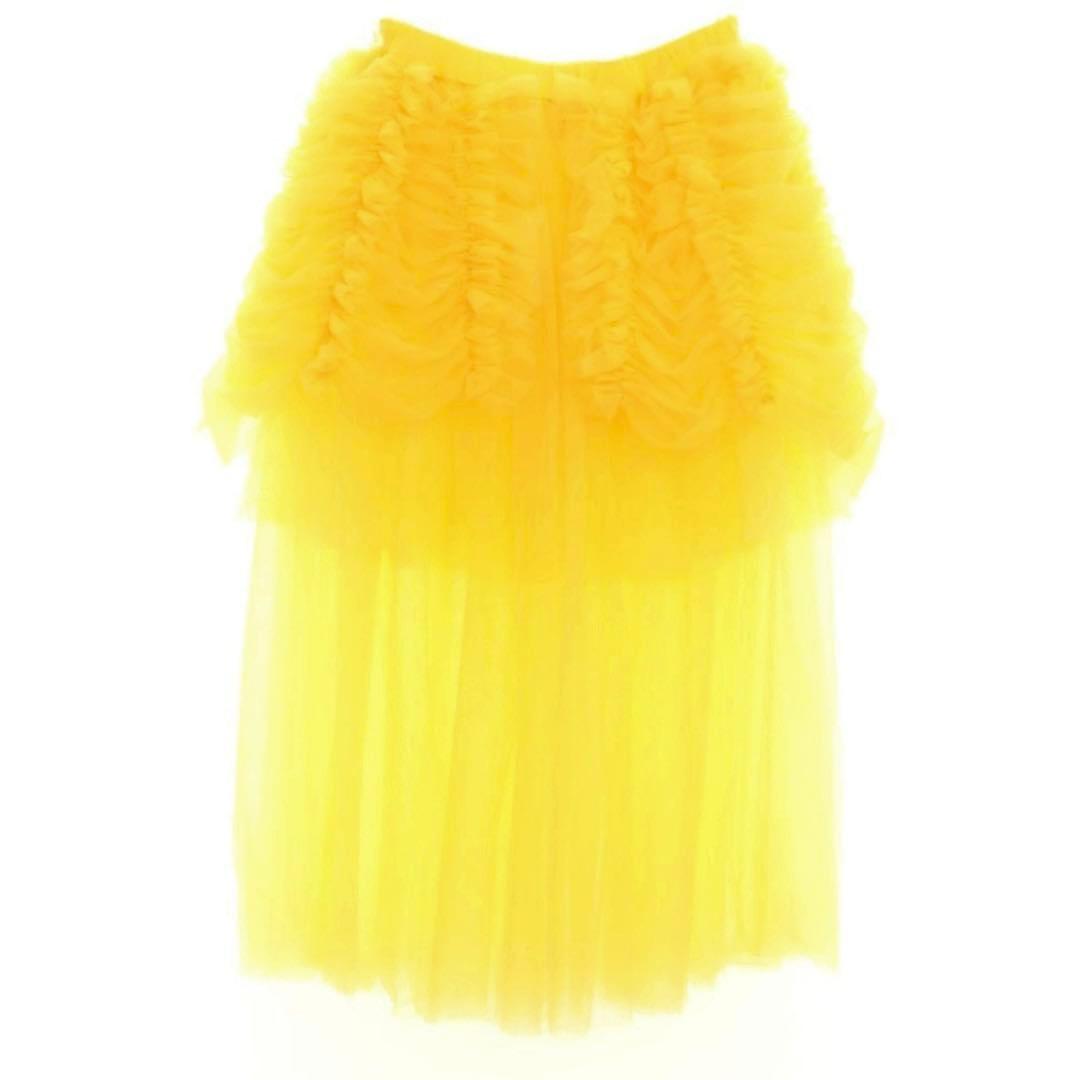 【noir kei ninomiya】 YELLOW チュール スカート