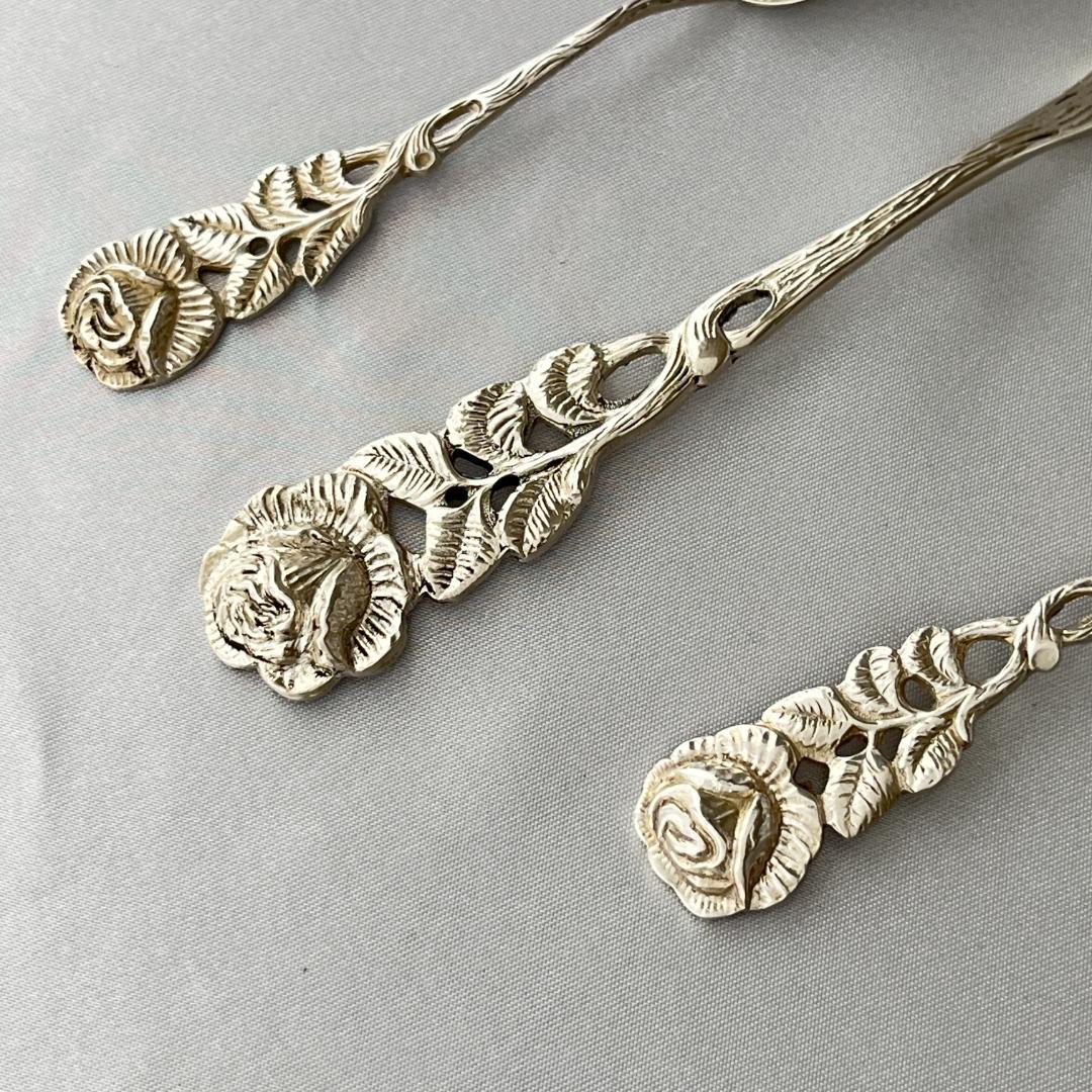 【ANTICO】 ケーキサーバー / クリーム / シュガースプーン【純銀】