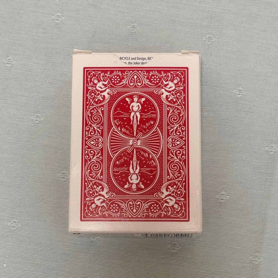 BICYCLE RIDER PLAYING トランプカード 赤 - メルカリ