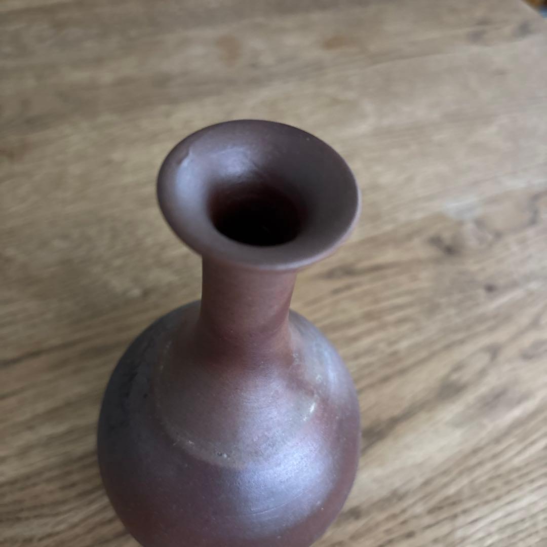 備前焼 伝統工芸品 一輪挿し 作家名あり ヴィンテージ