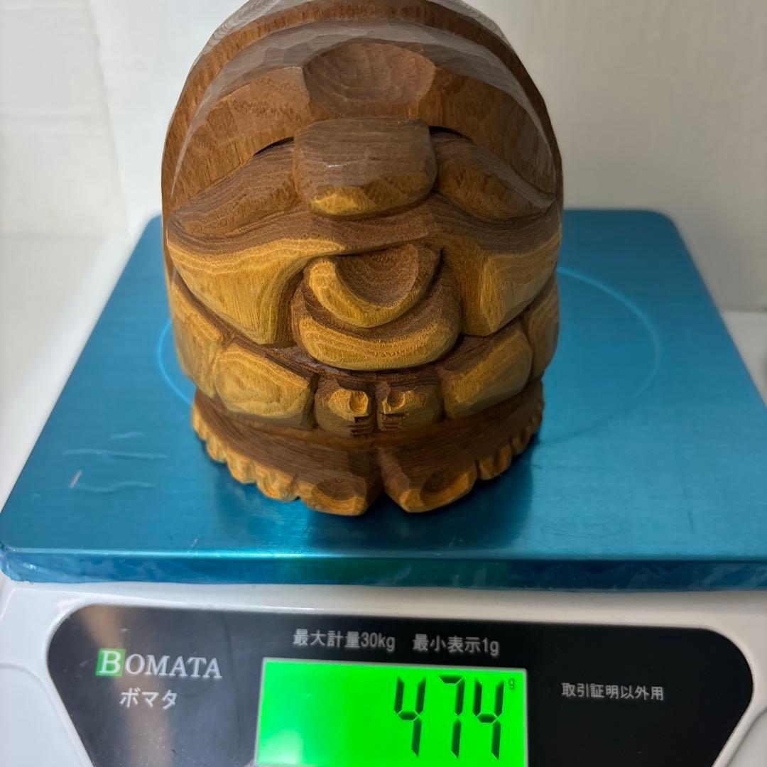 フクロウの剥製 木製台座付き