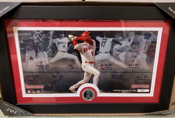 大谷翔平100号記念 1000個限定