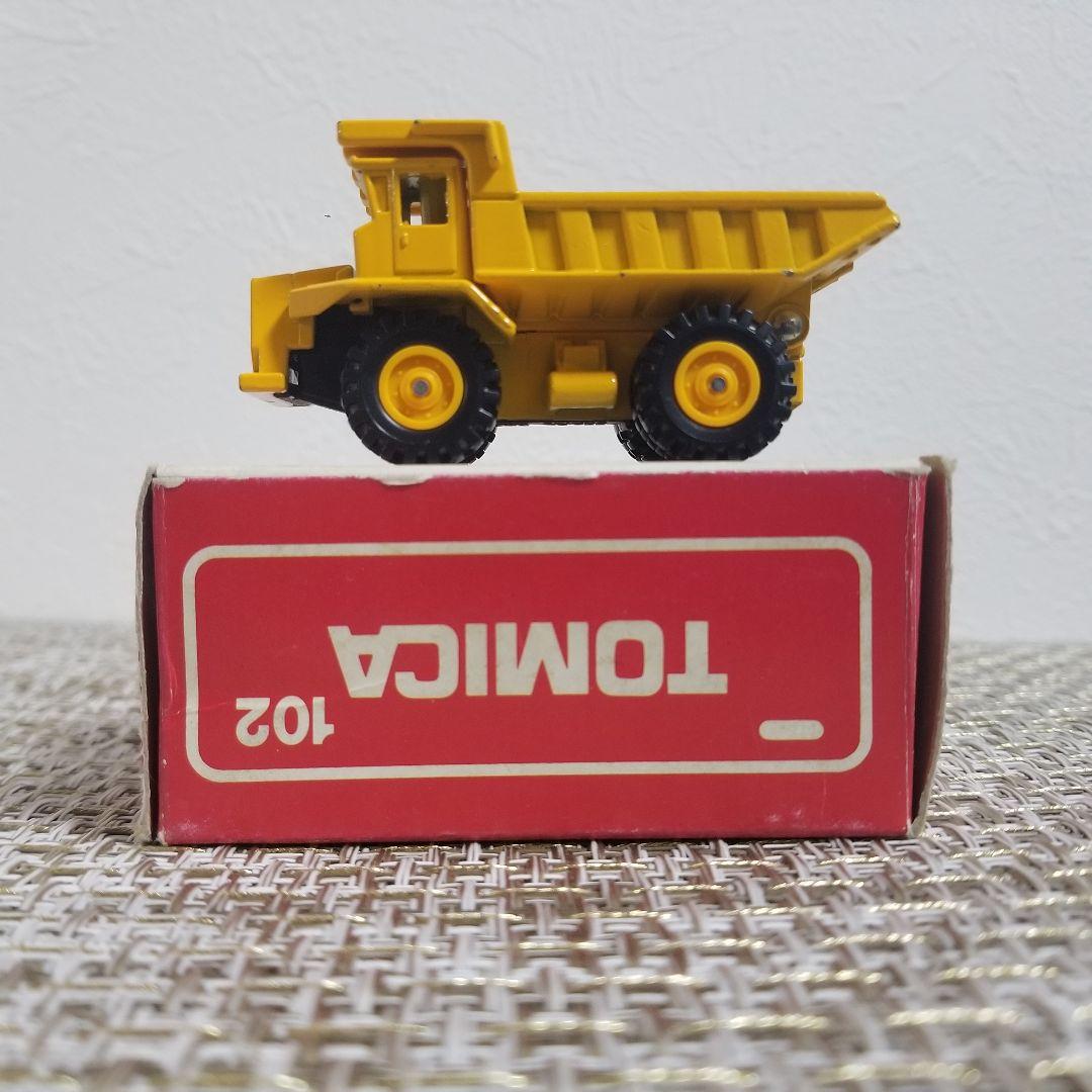 トミカ　赤箱　No.102 テレックス 33-07 ダンプ　日本製