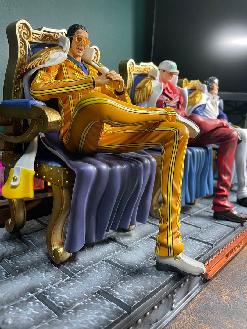 ONE PIECE 海軍三大将 赤犬 青雉 黄猿 セット フィギュア