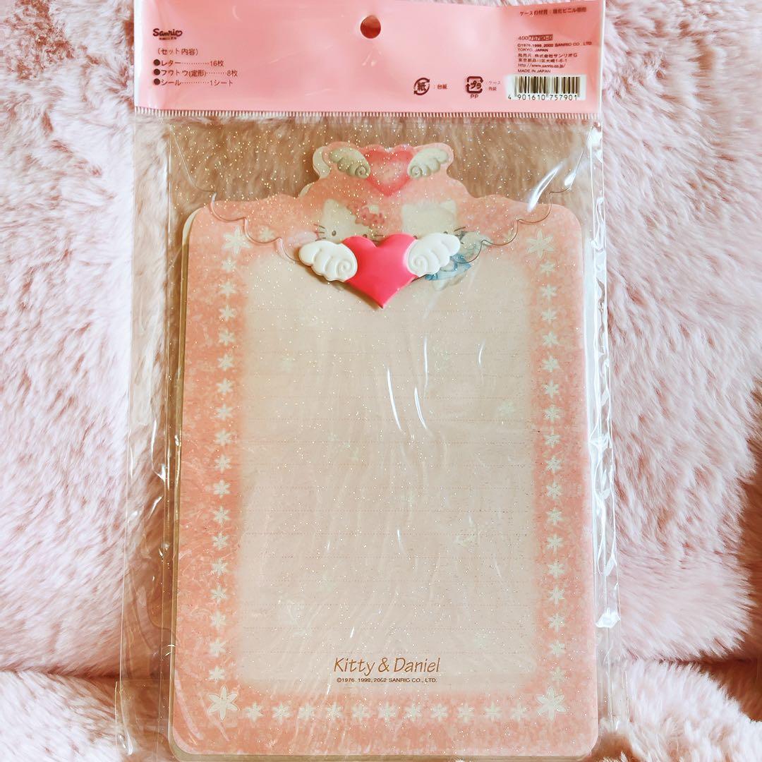 希少レア　ハローキティ　ダニエル　エンジェル　レターセット　メモ　2002