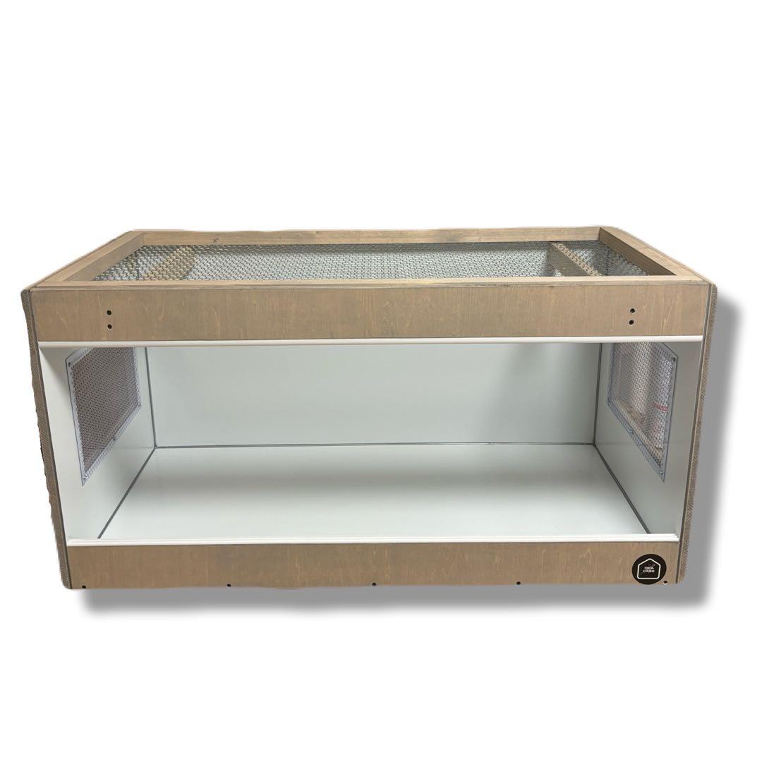 OKA CAGE】爬虫類ケージ 1200×450×450 防水 配線キャップ