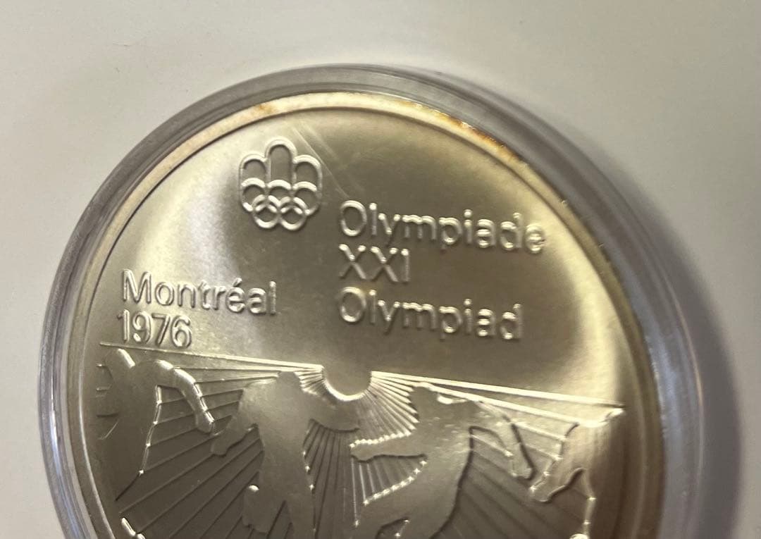 モントリオールオリンピック記念銀貨（大型コイン） カナダ10ドル